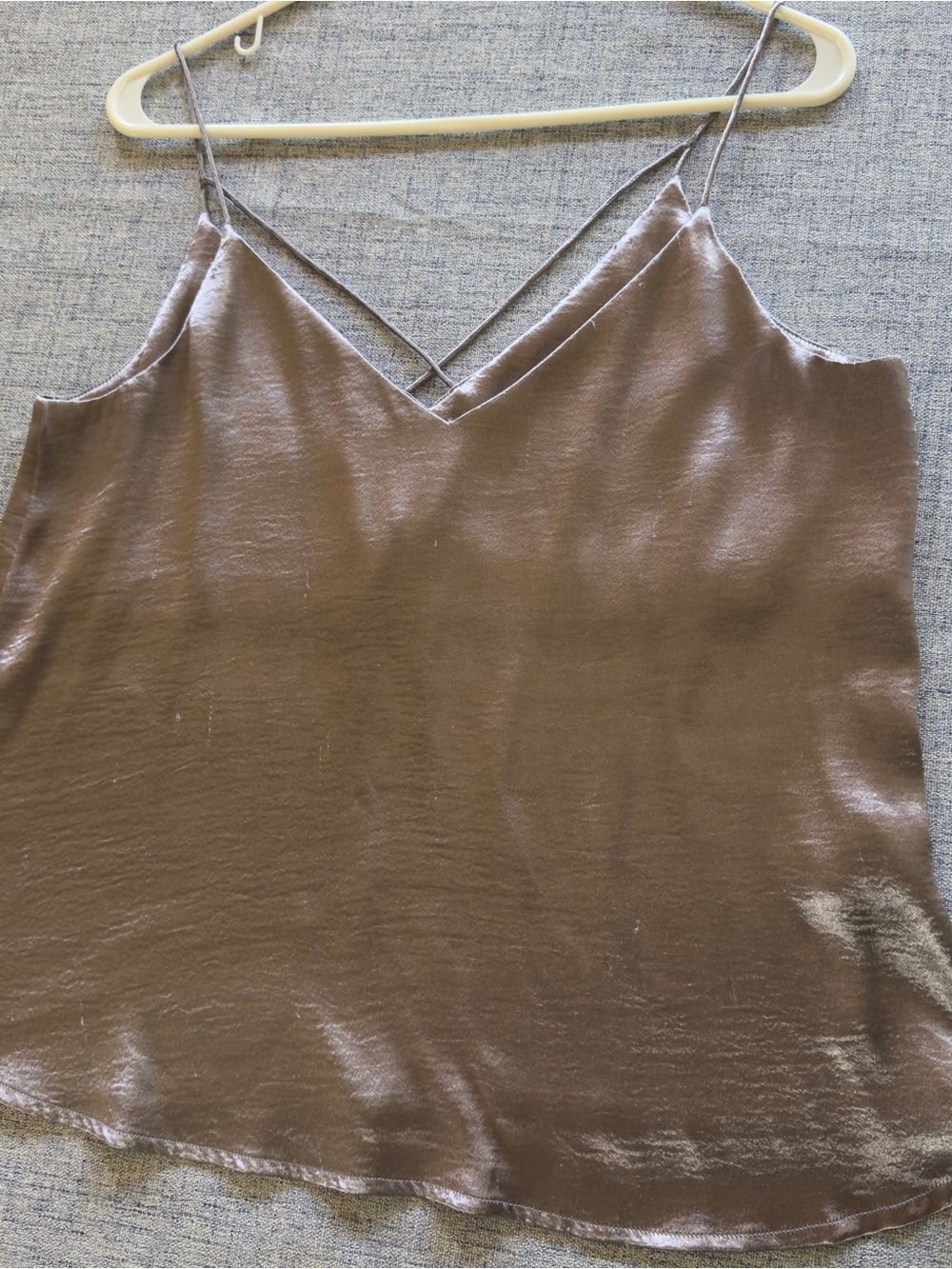 H&M Satin V-Neck Double-Strap Camisole